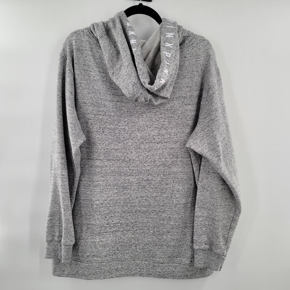 VS PINK Logo Tunic Pullover Sweater Grey Size L - Picture 2 of 4